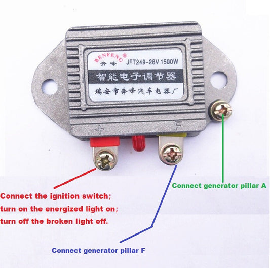 JFT249D T149D Intelligent Electronic Regulator for Automotive and Truck Generators 24V
