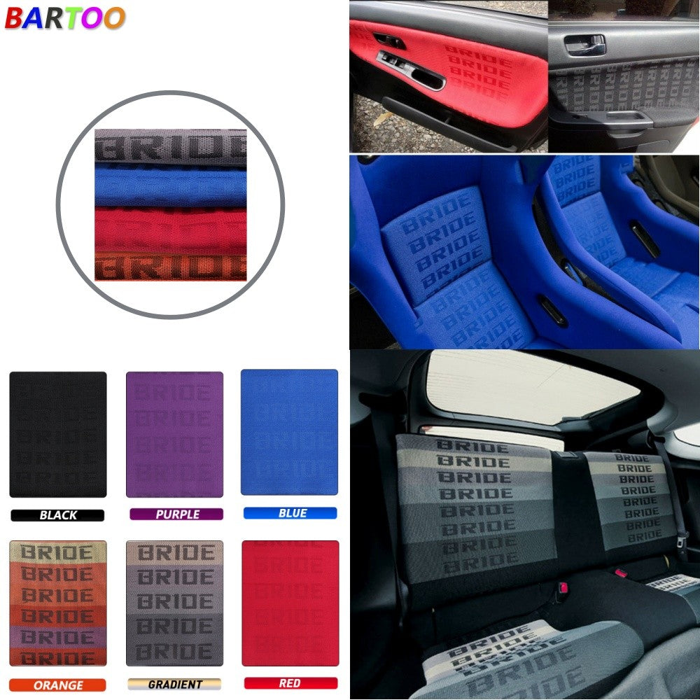 JDM Fabric for Seat Cover Door Panel Armrest Headliner Decoration Cloth Q