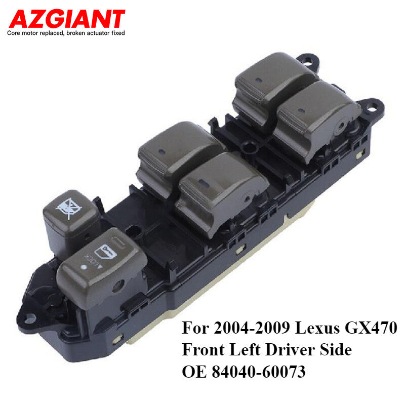 Front Left Driver Side Window Switch 84040-60073 For 2004 - 2009 for Lexus GX470