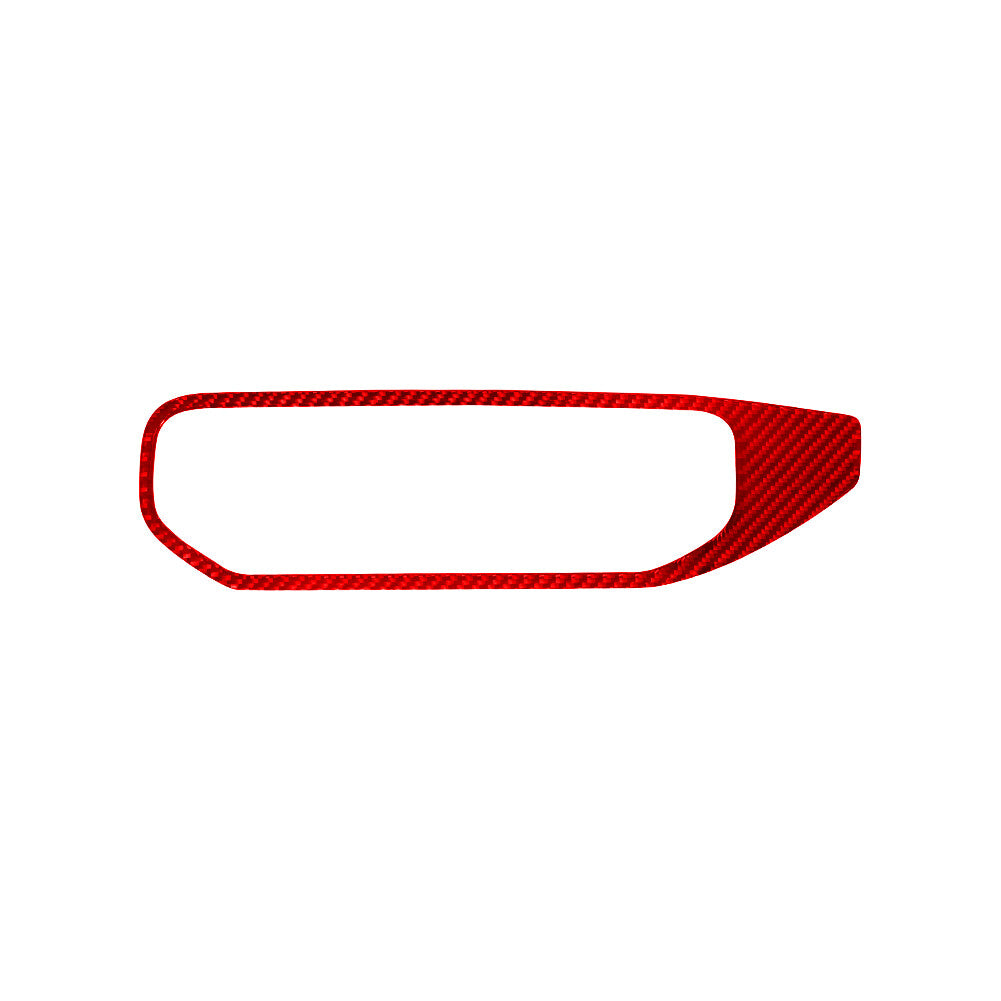 Red Carbon Fiber A/C Control Trim for Jeep for Wrangler JL 18+ Gladiator 20+