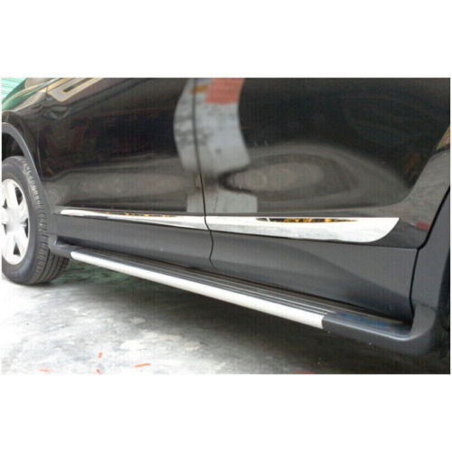for Toyota RAV4 2013-18 Chrome Steel Side Door Body protect Molding Sill Guard4