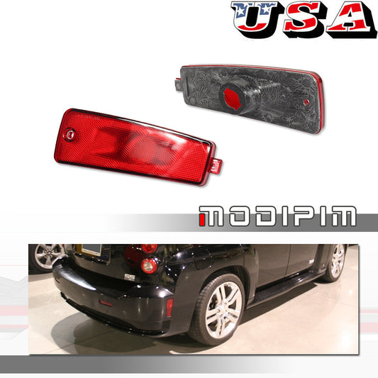 Red lens rear fender side marker light housing LH+RH for 2006-11 for HHR- v