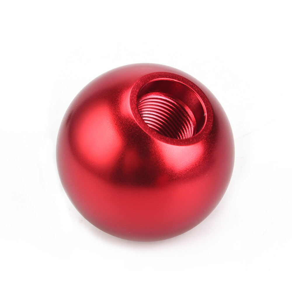 M10x1.5mm Manual Shift Knob Gear Aluminum Round Ball for 5 Speed