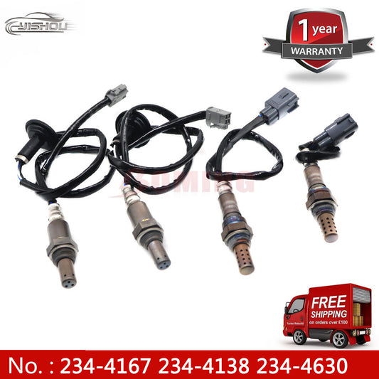 new 4 upstream and downstream oxygen sensors (models 2344167, 2344138, 234630) for Lexus LS430 4.3L