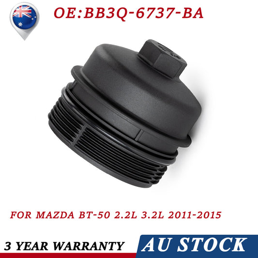 1x Oil Filter Housing Cover Cap BB3Q-6737-BA For 2011-2015 for Mazda BT-50 2.2L 3.2L Q