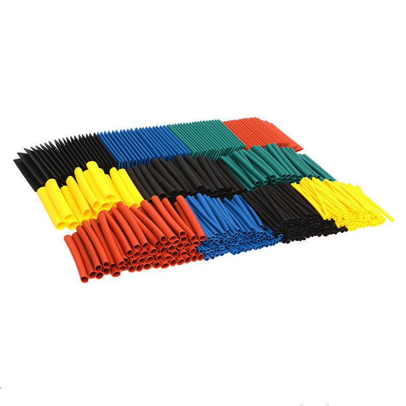 530x 2:1 Heat Shrink Tubing Tube Sleeving Car Wrap Cable Wire Storage Case Kit