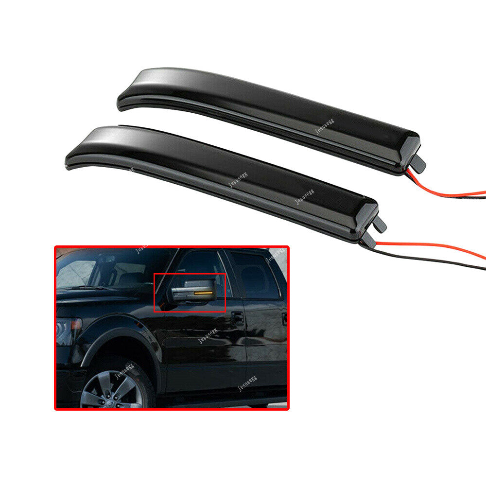 Pair Left + Right Turn Signal Marker Reflector Lights Fit for Ford F150 2009-14 Q