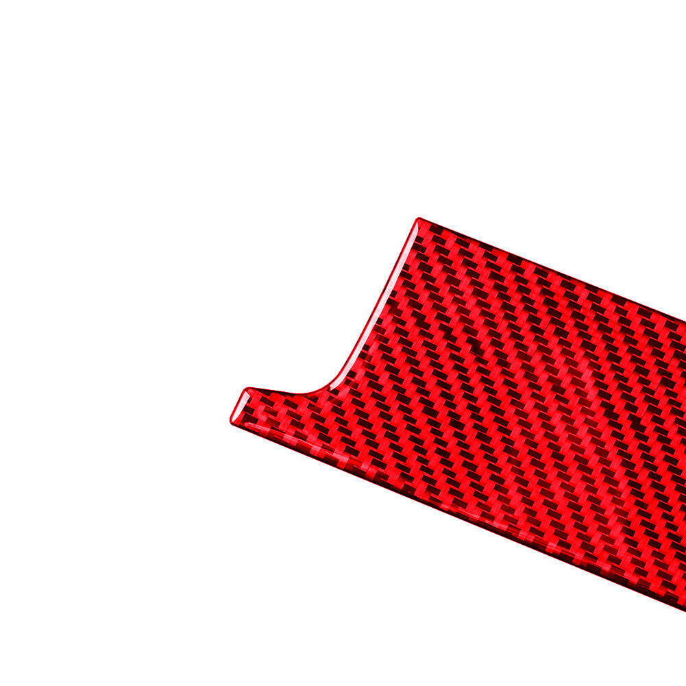 Red Carbon Fiber Interior Speedometer Panel Cover Trim for Mazda CX-9 2010-2015 v