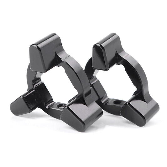 17mm Motorcycle CNC Front Anodized Fork Preload Adjusters Universal Black