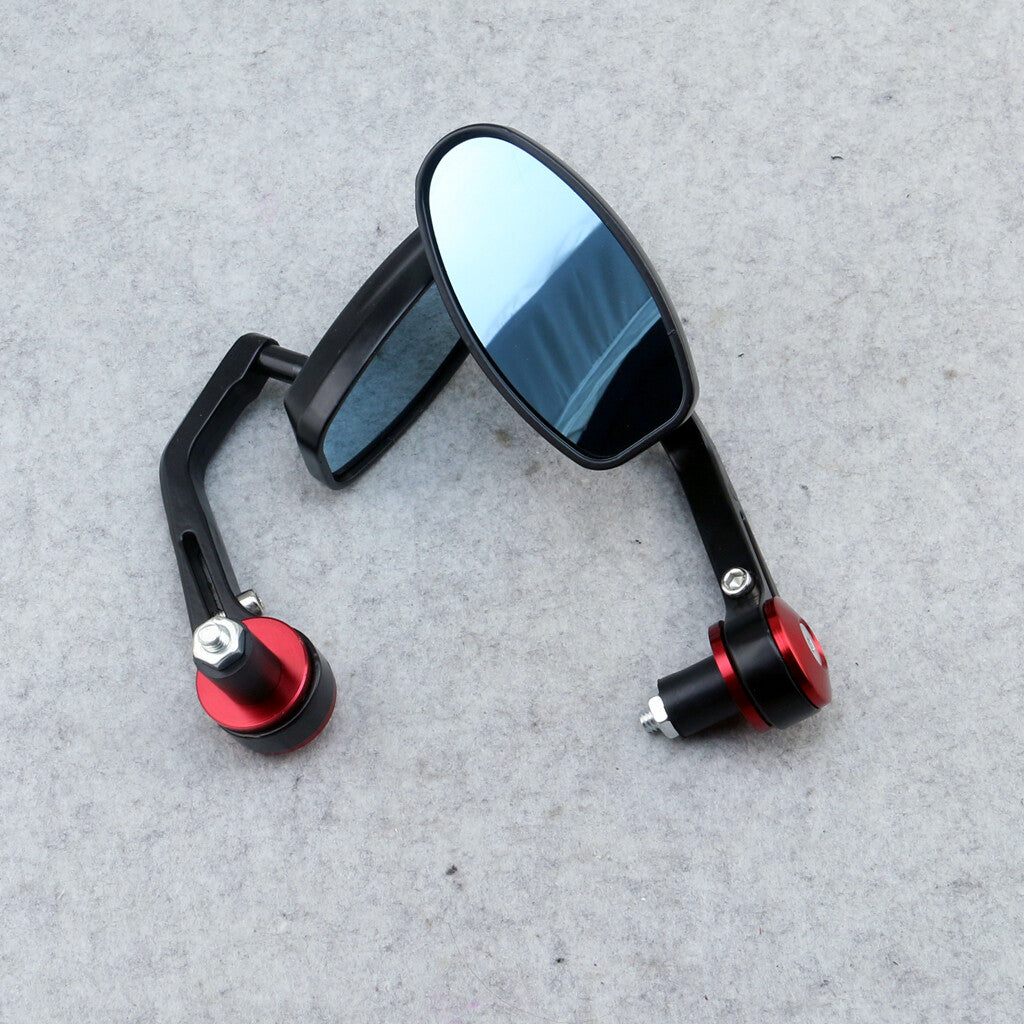 22mm 7/8 Motorcycl Side Mirror Handle Bar End CNC Aluminum Rearview for YAMAHA