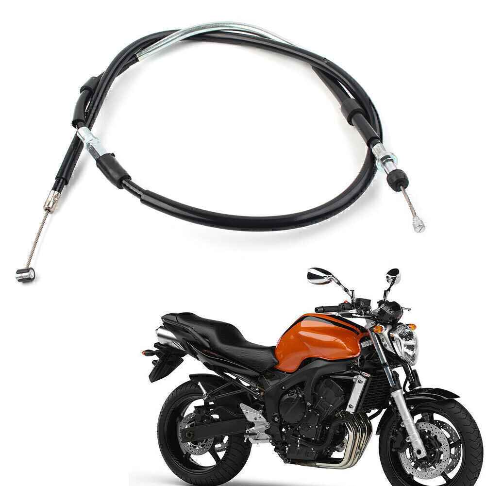 Motorcyc Brake Clutch Cable Wire Replacement Fit for Yamaha FZ-6N 2004-2010 Black Q