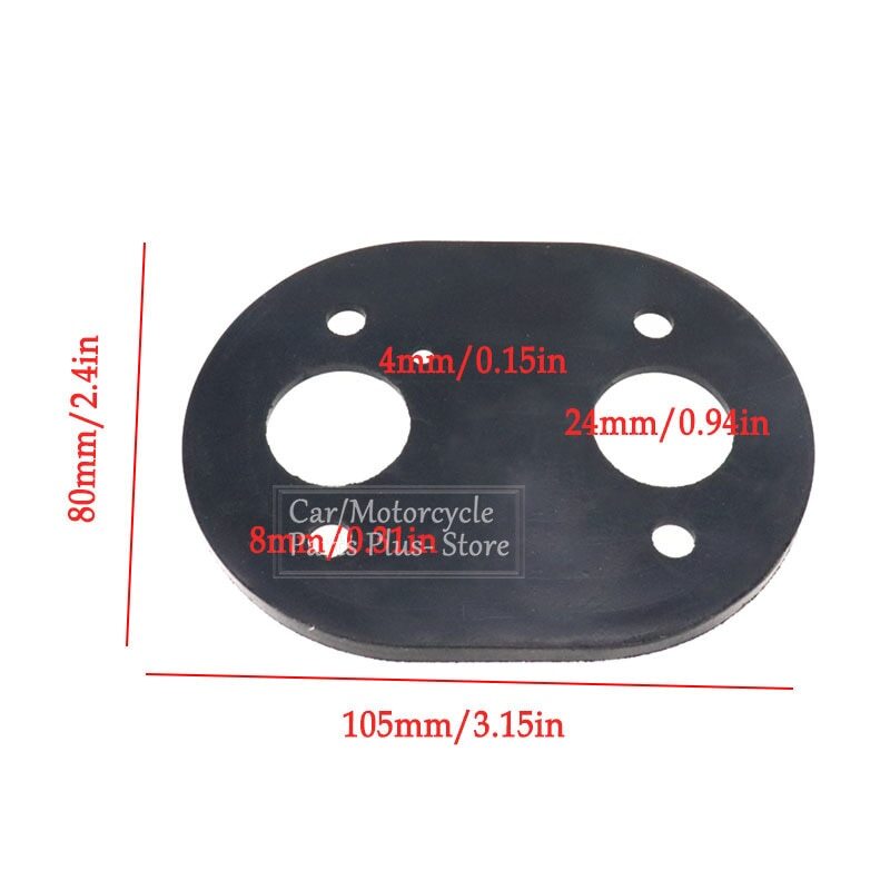 6Pcs Black For Eberspacher Base Gasket Seal D2/D4 Airtronic Heater 252069010002