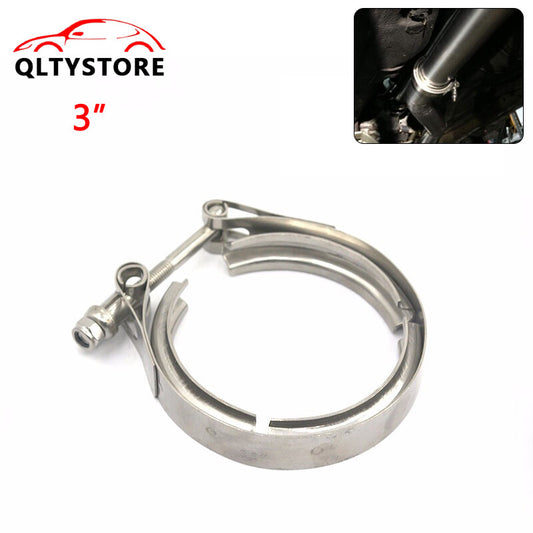 3 V-Band Clamp Stainless Steel for Muffler Turbo Exhaust Downpipe Universal