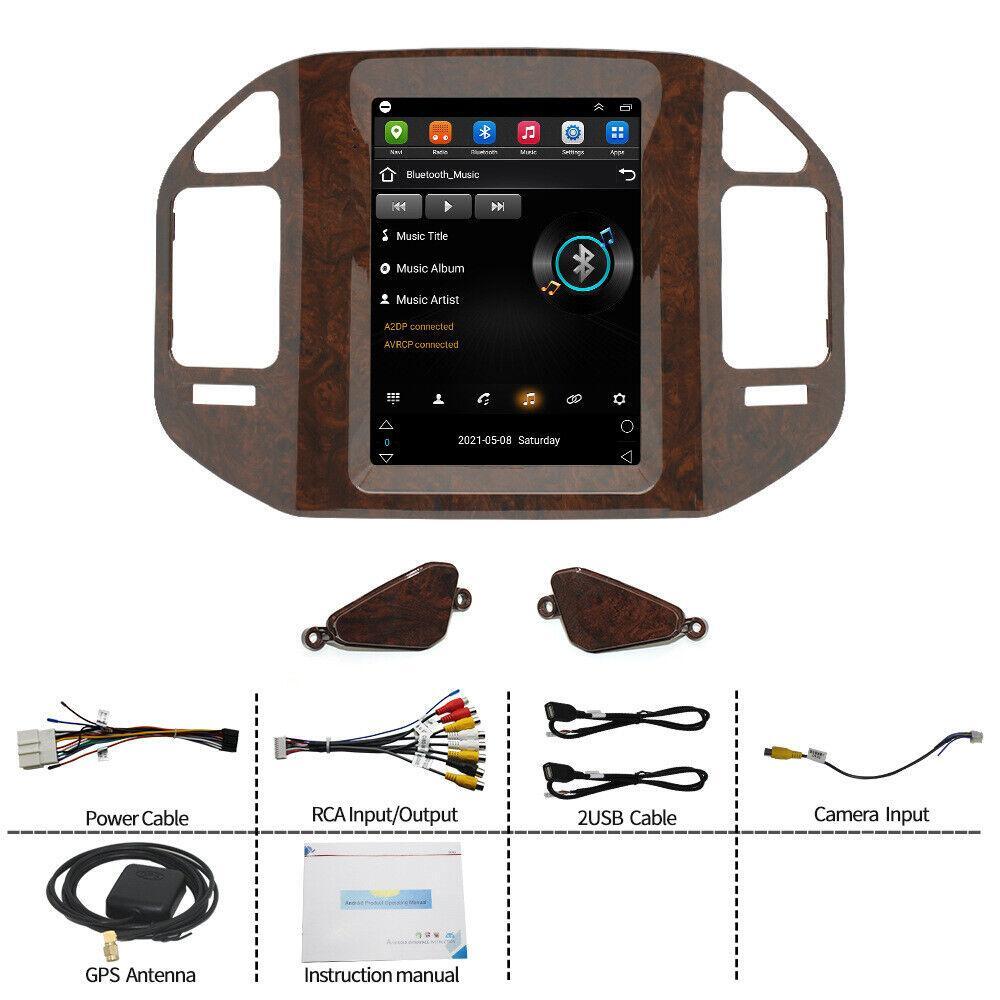 9.7in Car Stereo Radio Player WiFi GPS Navi 32GB For 1999-2006 for Mitsubishi Pajero