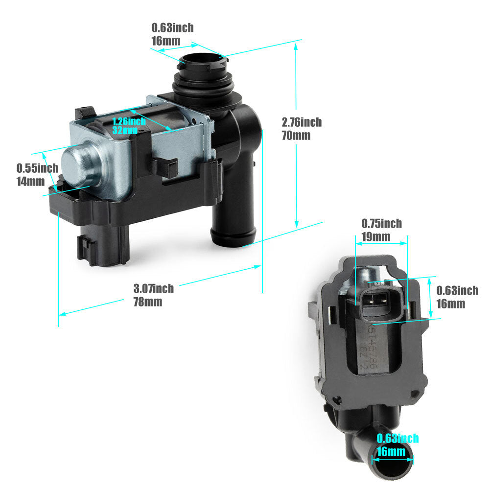 Steam tank purge solenoid valve EVAP ventilation control valve suitable for Altima for INFINITI - n