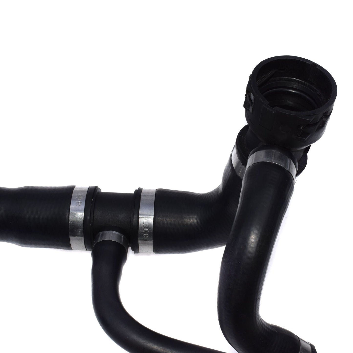 Upper radiator hose to thermostat compatible with E60 525i 530i 2004 - 2005 17127519255- n
