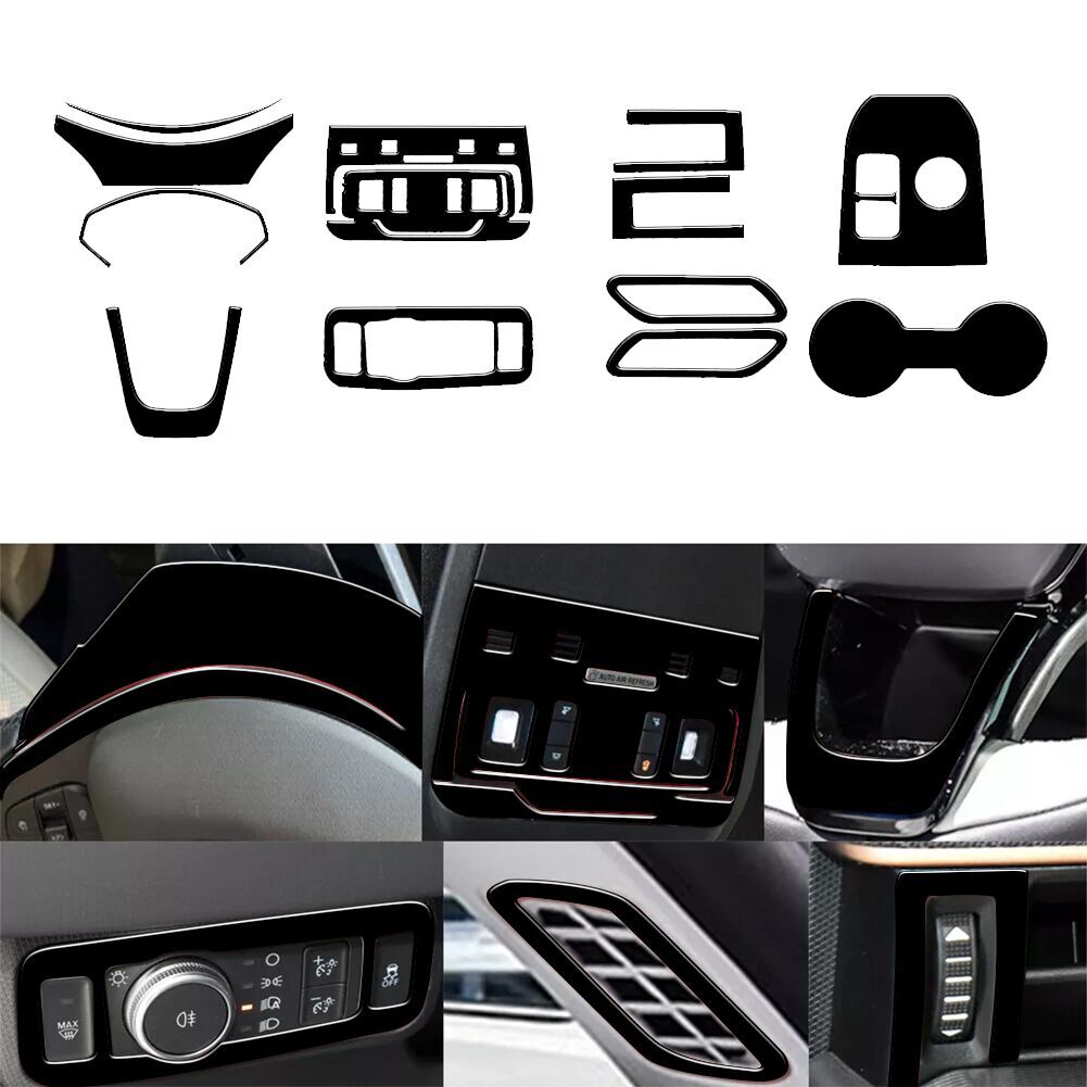 Red Speedometer Frame Trim Cover Decor Carbon Fiber For Tacoma 2012-2015 v
