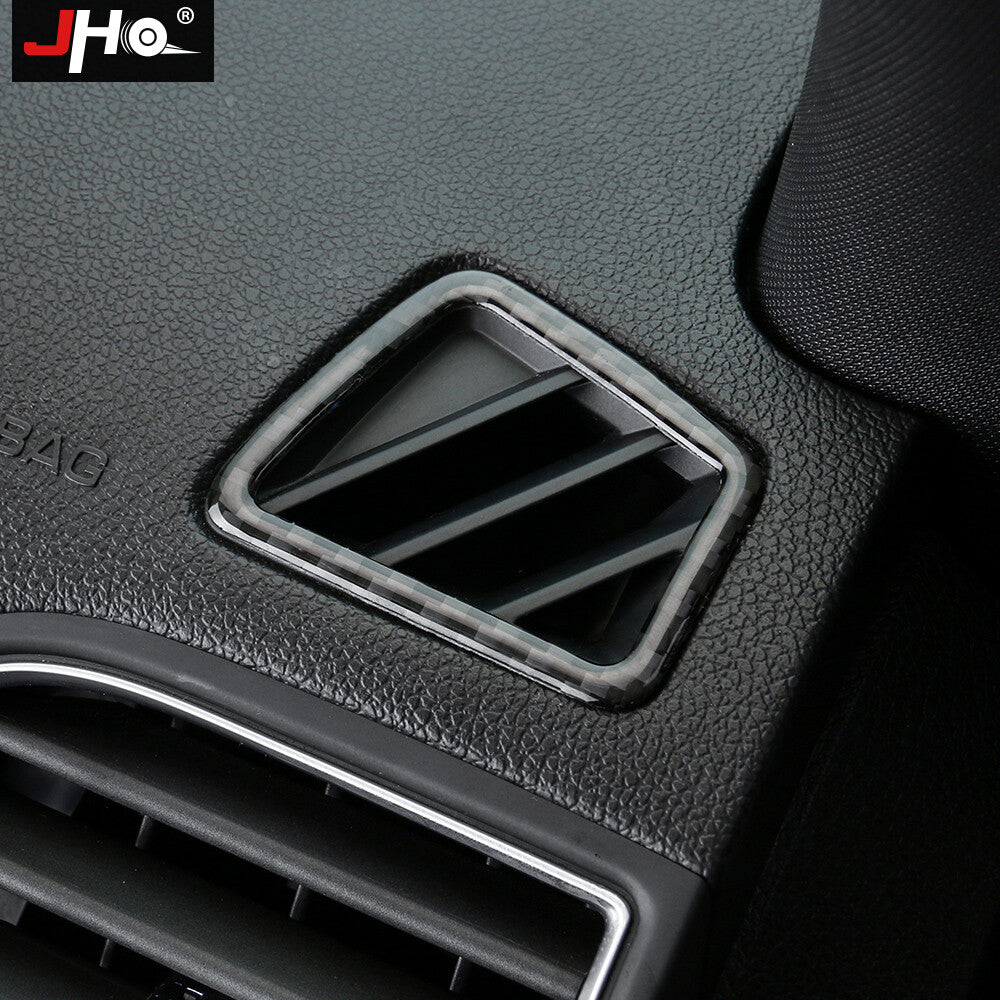 Car Dashboard Air Vent Outlet Covers Real Carbon Fiber Trim for Ford Explorer