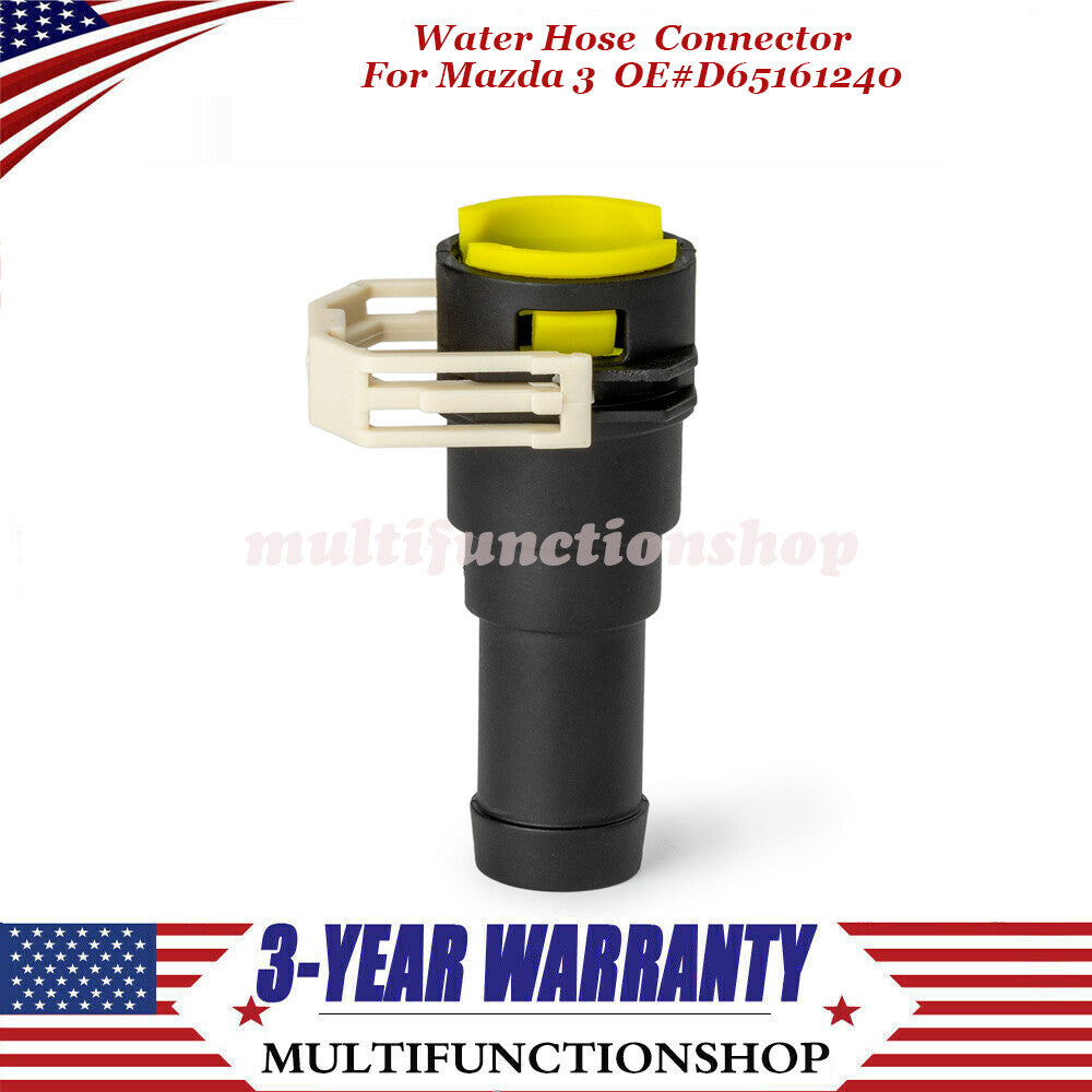 D651-61-240 Water hose connector for Mazda 3, for Mazda 5, CR, CW 2004-2012 D65161240 Q