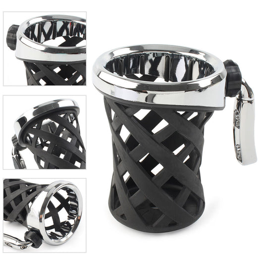 Handlebar Cup Holder Drink W/Mesh Basket Mount For Goldwing GL1800 2001-2021