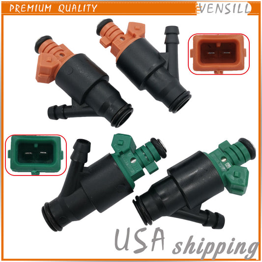 New 4Pcs Fuel Injectors For 1995-2002 for Kia Sportage 2.0L 0280150502 0280150504