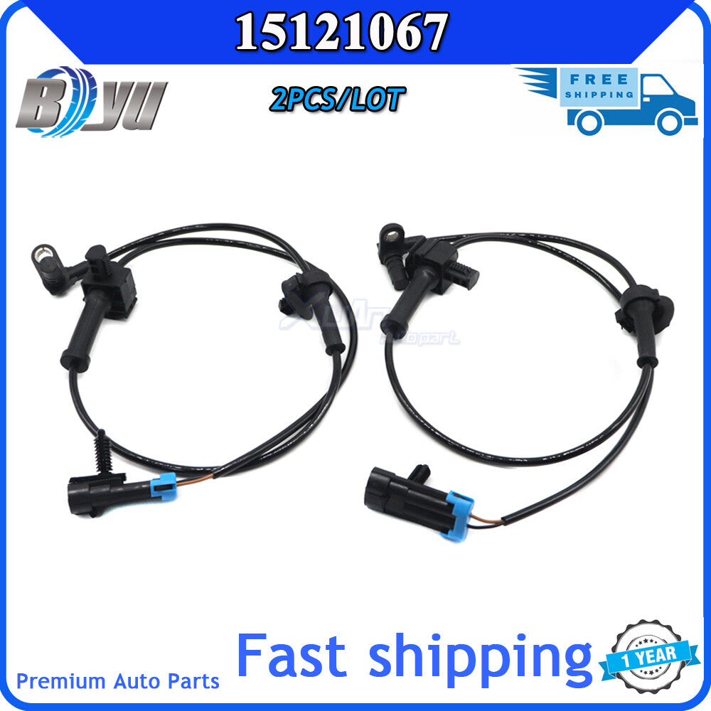 2pcs for Cadillac for Escalade Suburban Tahoe for GMC for Yukon Rear ABS Wheel Speed Sensors