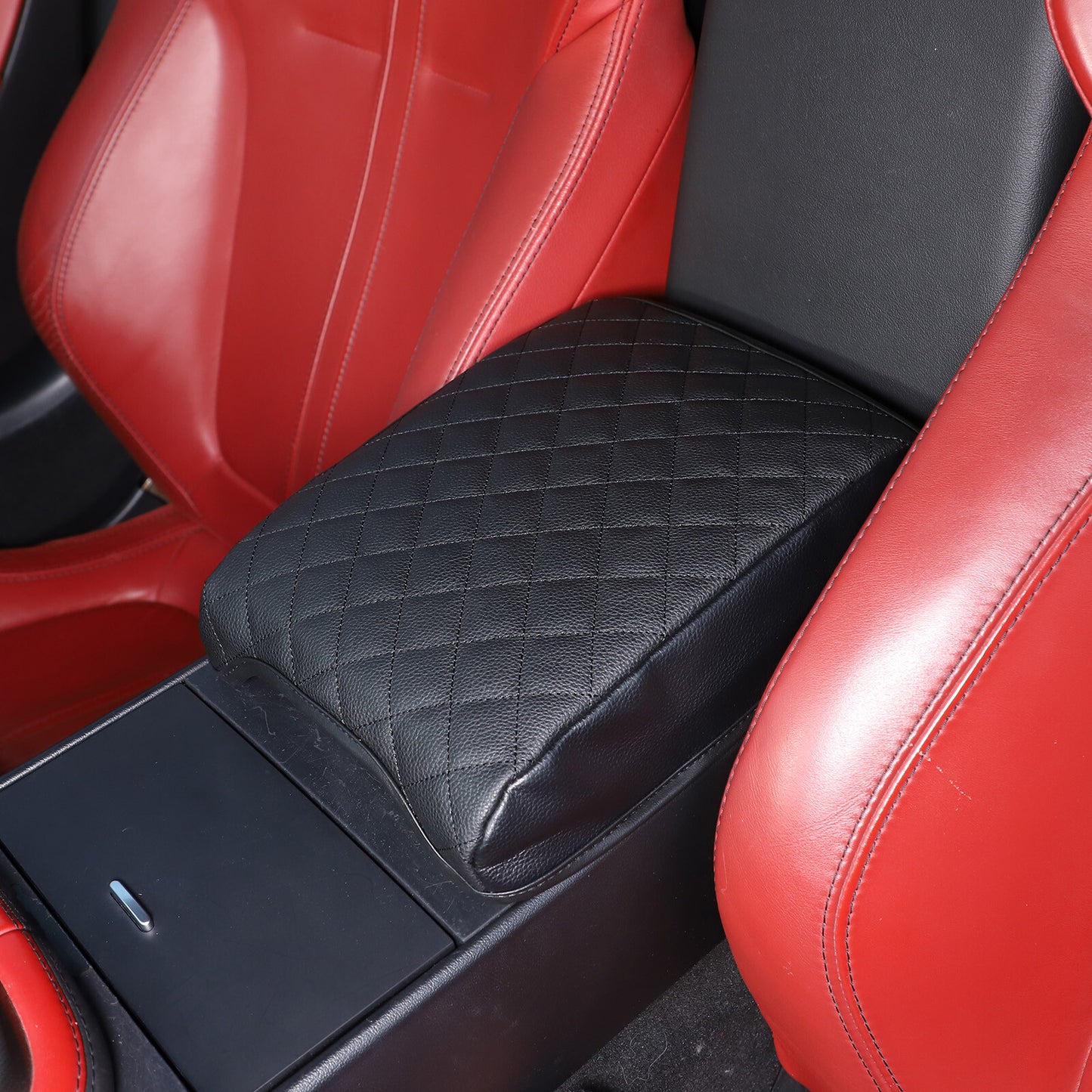 Center console armrest cover, armrest box , and protective leather cover suitable for Jaguar for F-Type 13-22- n