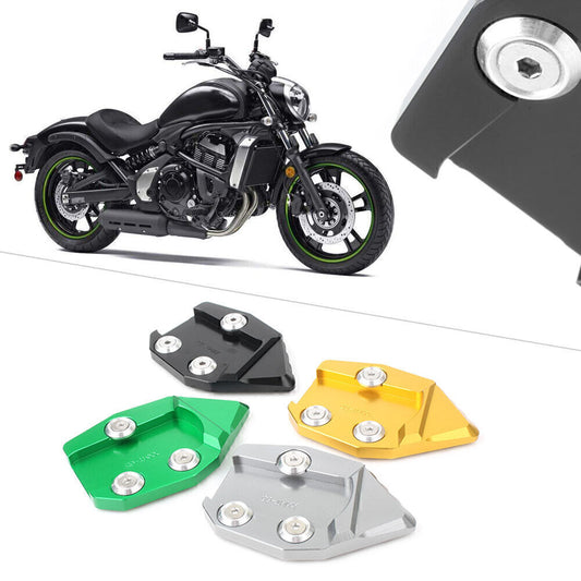 Side Stand Kickstand Extension Foot Plate Pad Fit 2015-2018 2016 for Kawasaki VN 650 Q