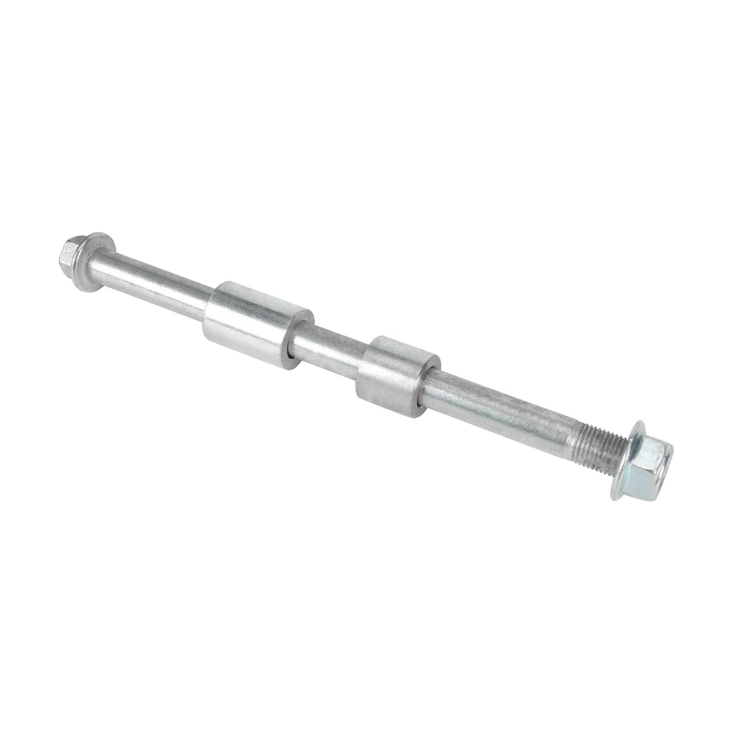 12mm x 195mm front wheel axle for Apollo CRF 50cc, 70cc, 110cc, and 125cc Dirt Pit bicycles.