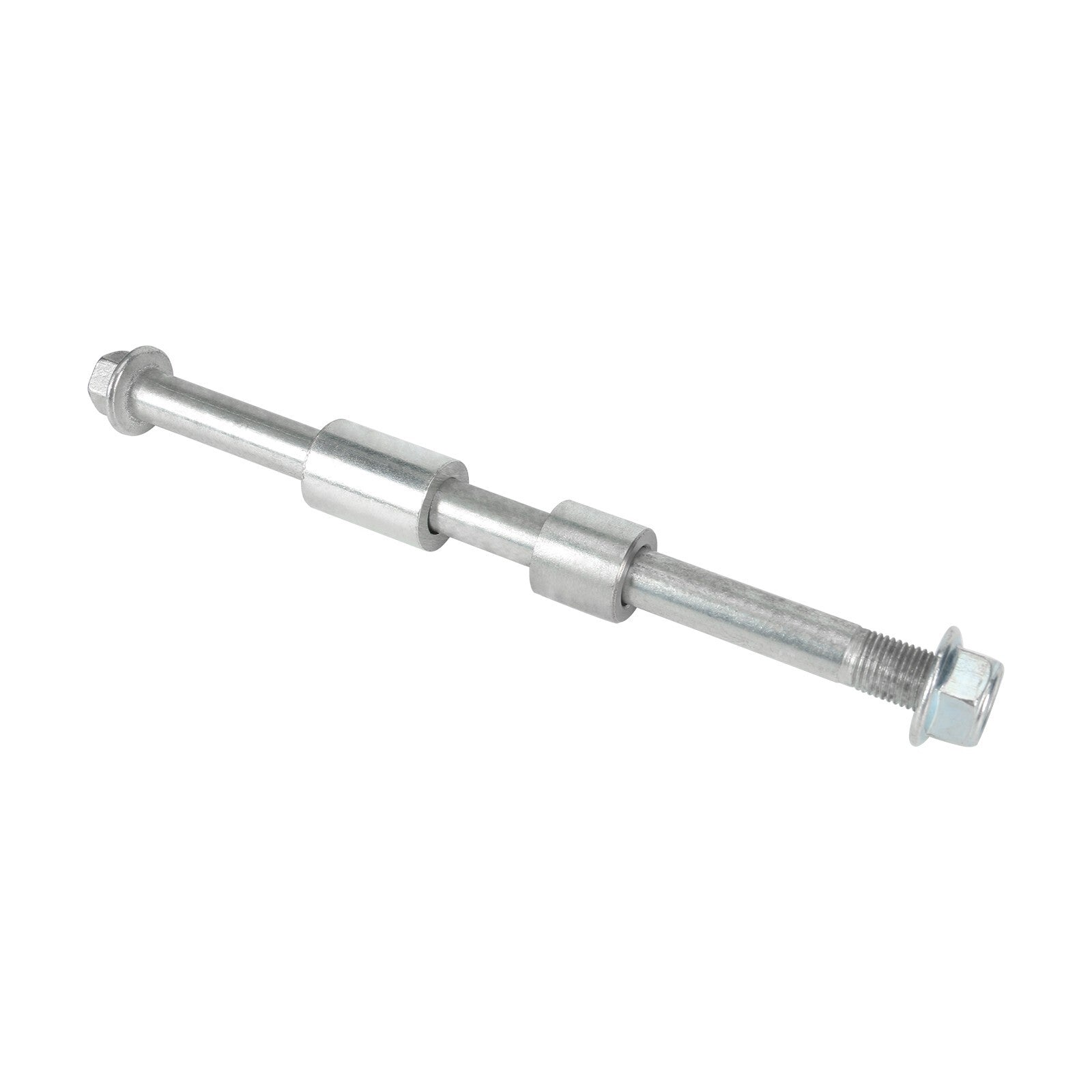 12mm x 195mm front wheel axle for Apollo CRF 50cc, 70cc, 110cc, and 125cc Dirt Pit bicycles.