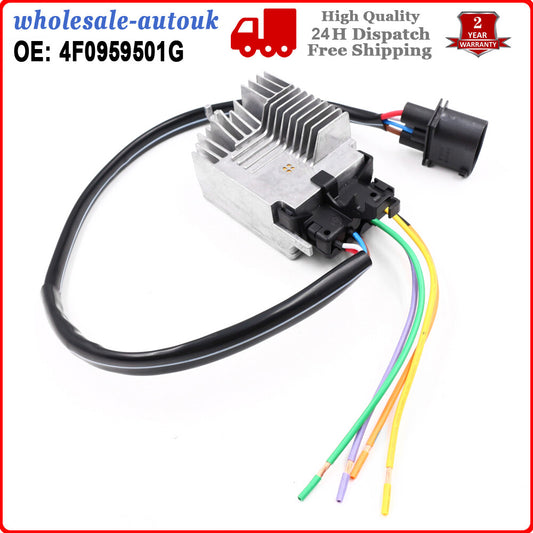 for AUDI for A6 (C6) 2004-2011 RADIATOR COOLING FAN CONTROL UNIT MODULE 4F0959501G Q