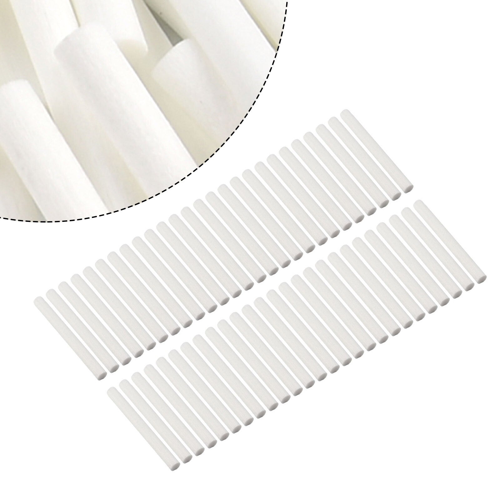 Long-lasting, durable cotton replacement filters for car humidifier diffusers, 50-pack