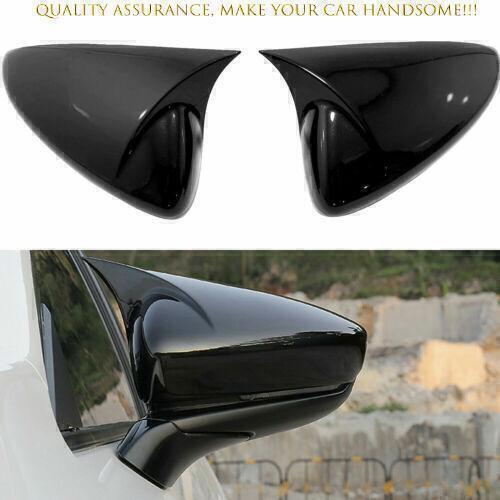 for Mazda CX-30 CX30 20-2024 Gloss Black OX Horn Rear View Mirror Cap Cover Trim