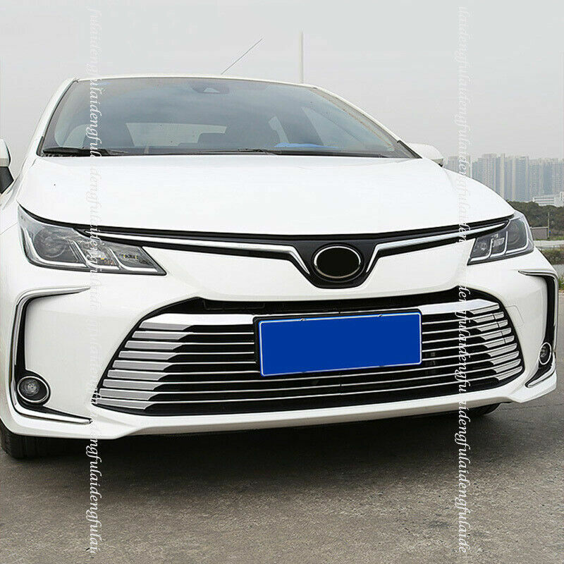 for Toyota for Corolla 2019-2023 Front Hood Middle Billet Grille Mesh Trim Cover 22X