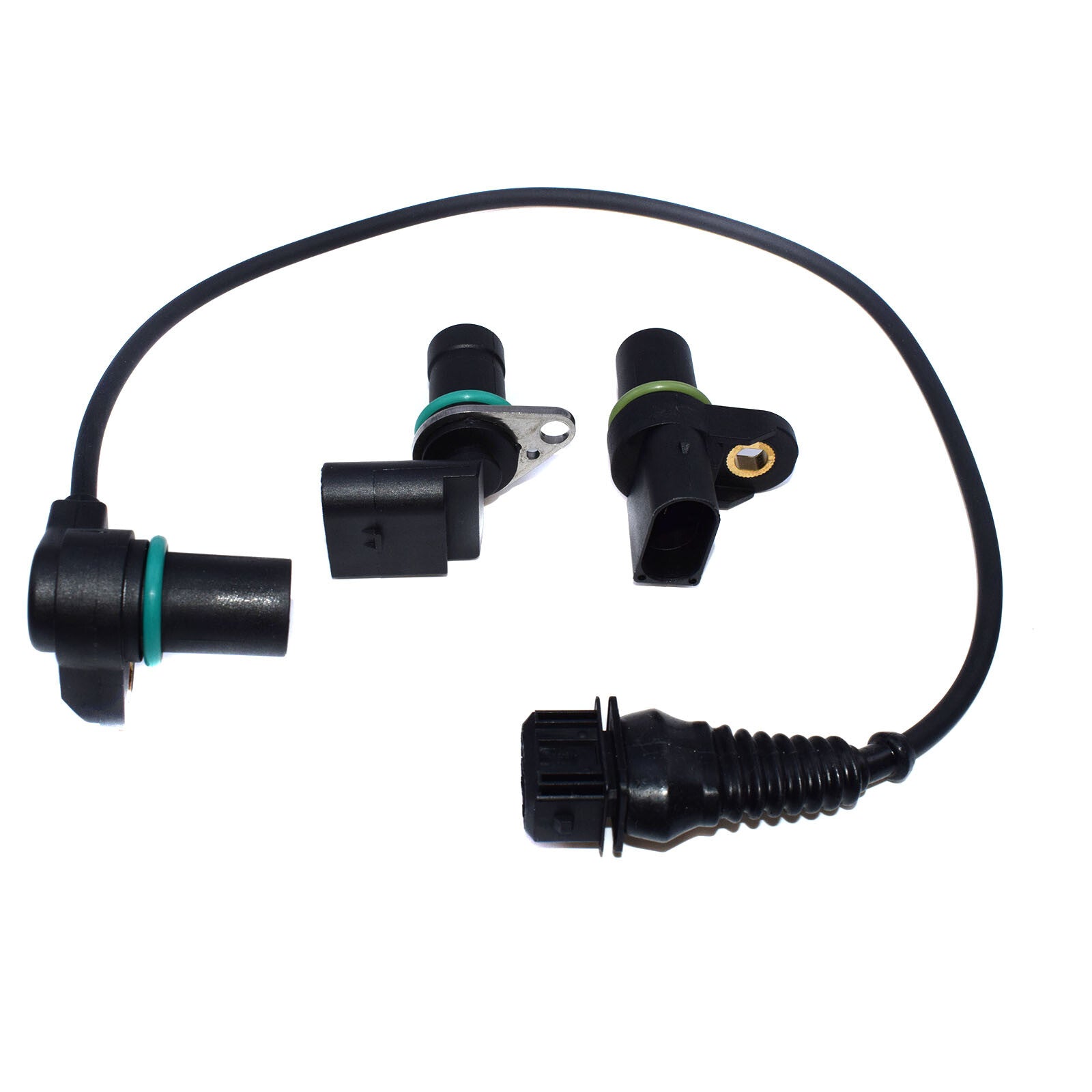 3-piece engine camshaft and crankshaft position sensor for 12141709616 New - v