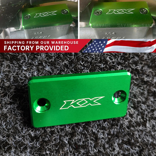 for KAWASAKI KX 250F 450F KX100 KX65 80 125 Front Brake Fluid Reservoir Cover Q