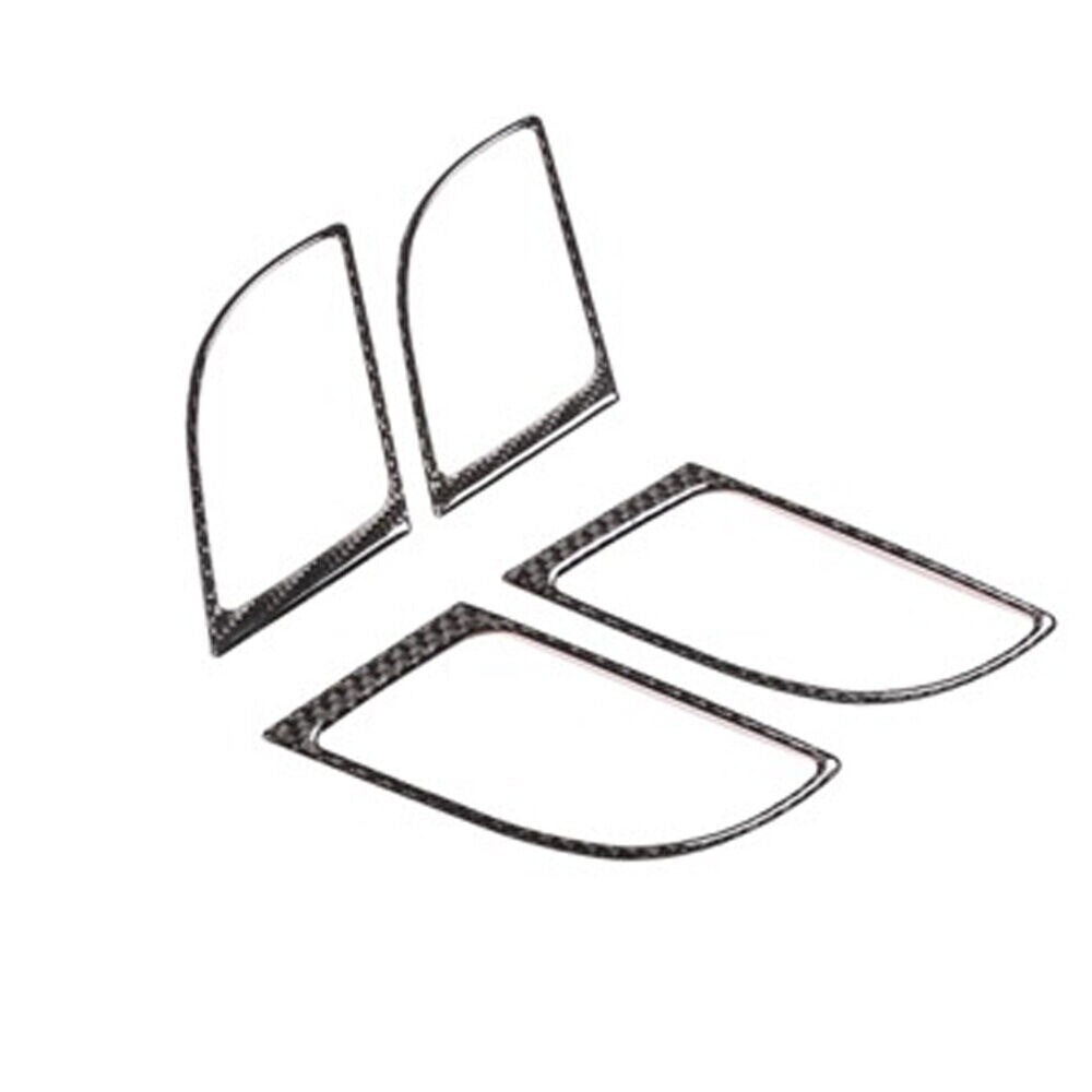 4Carbon Fiber Inner Door Handle Frame Trim Cover for Honda CR-V/CRV 07-2011 New n