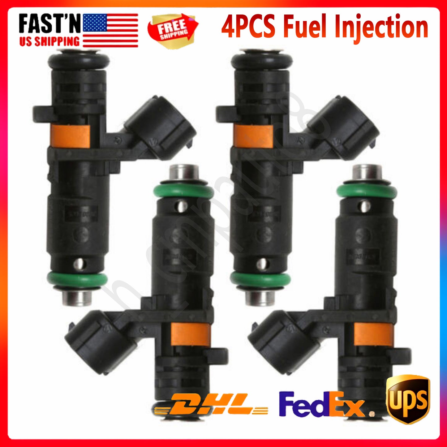 06A906031CP 4pcs Fuel Injectors for VW for Jetta 2.0 2011-18 for Seat Ibiza 1.2 1.4 1.6