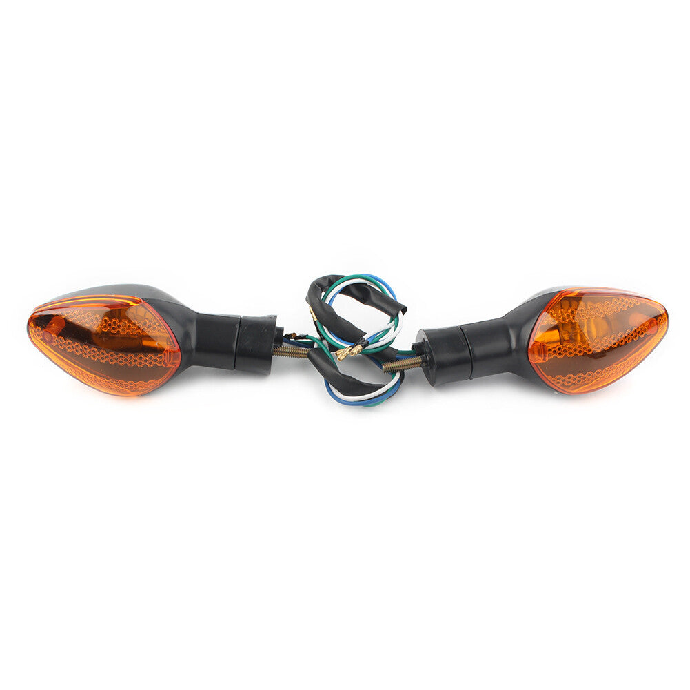2x Turn Signal Indicator Amber Light Fits for Honda CBR600RR CBR1000RR CB600F Amber