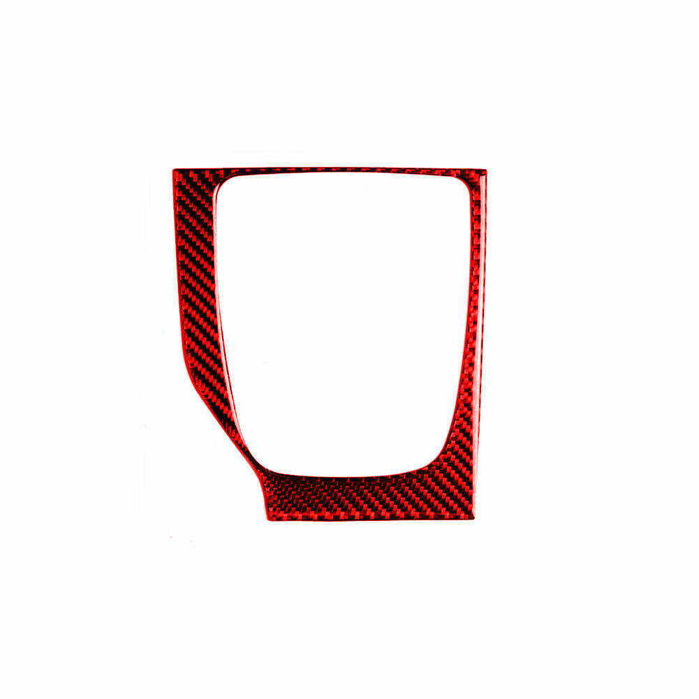 Carbon Fiber Car Interior Gear Shift Box Cover Trim for Mazda 3 Axela 2013-2016