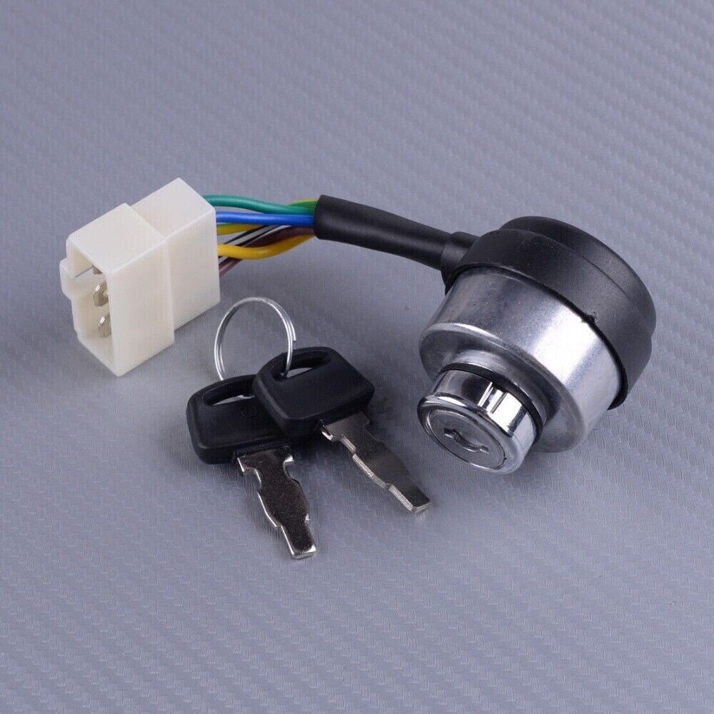 6-Wire Generator Ignition Key Switch for 2.5-6.5KW 188F Chinese Gas Generator n