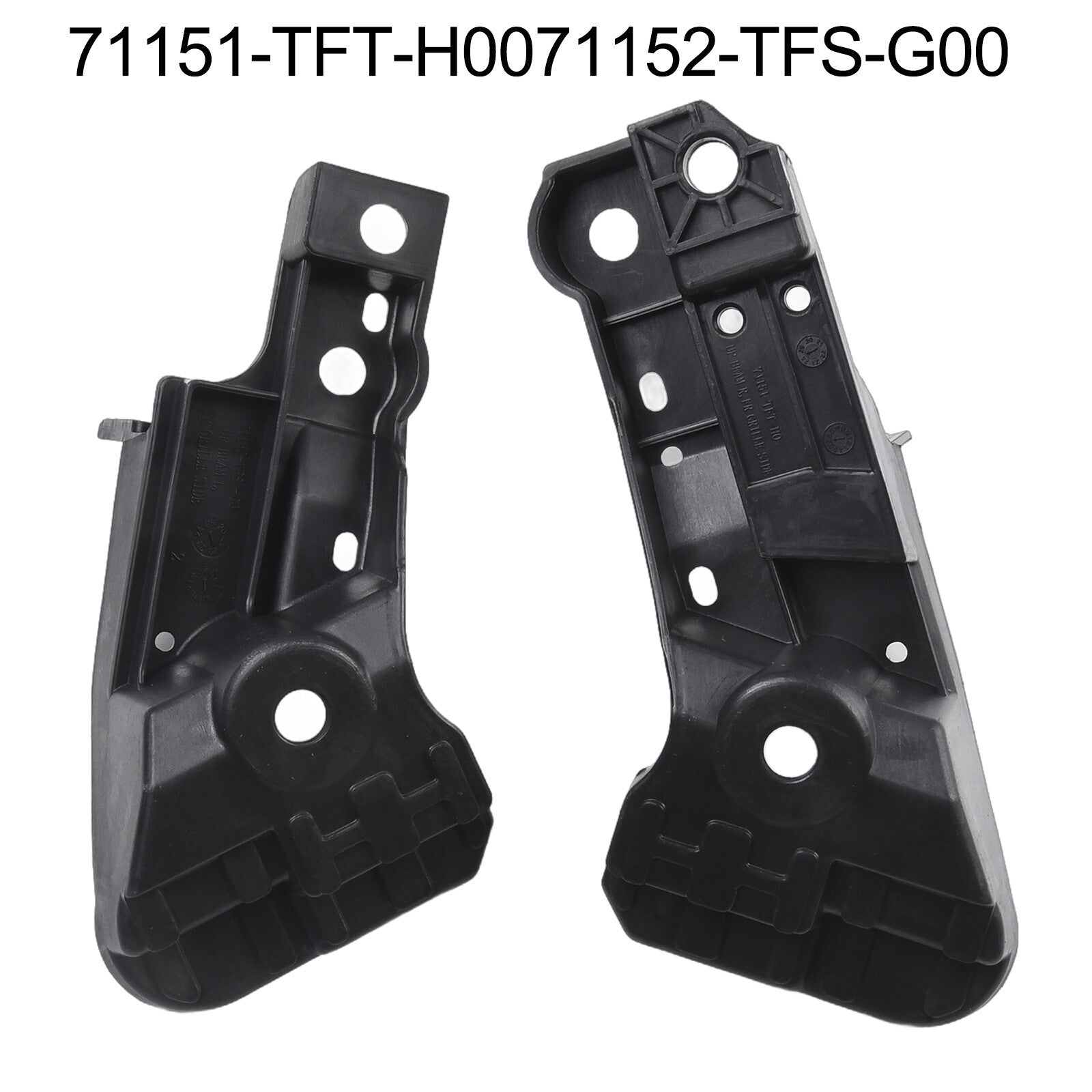 Pair Front Grille Upper Side Brackets for Hrv 2016-2020 Replacement v