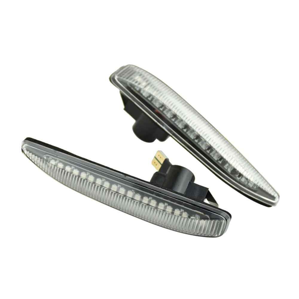2X Side Marker Signal Lamp Light White For 7 Series E65 E66 E67 E68 2001-2008