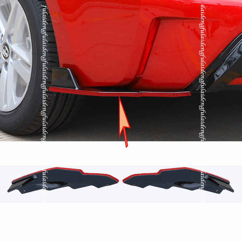 for Toyota for Corolla Sedan 2019-22 Rear Bumpers Lip Side Skirt Splitter Protection