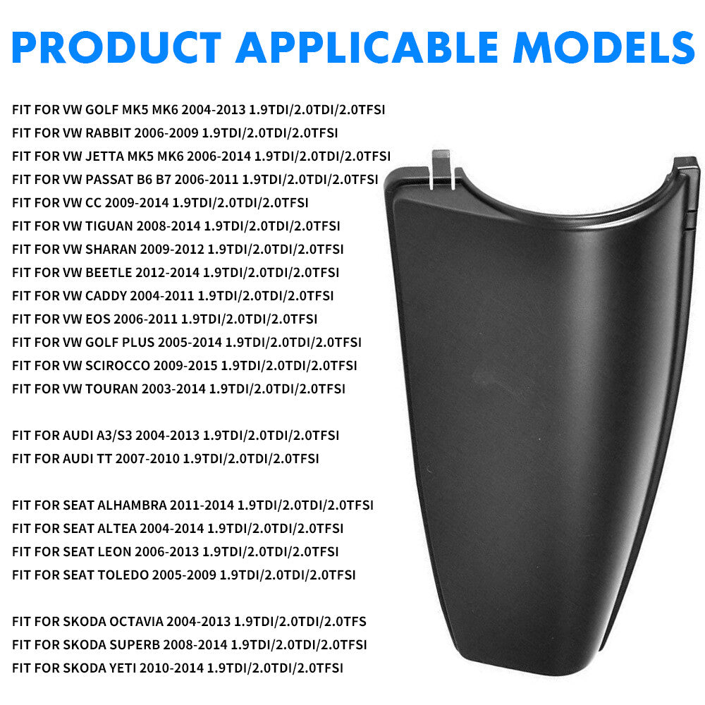 Intake pipe cover suitable for Golf , for Passat , for Jetta , for Audi , for Skoda 1K0805965J9B9- n