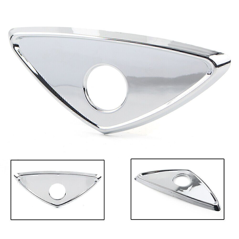 Chrome Fairing Trunk Lock Key Accent Trim for Honda Goldwing GL1800 2001 - 2013 Q