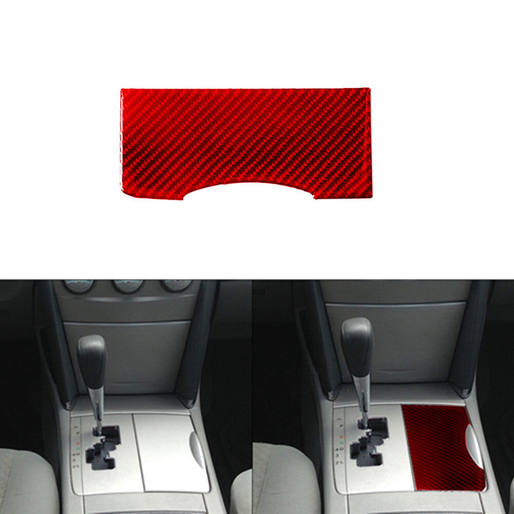 2Pcs for Audi Q5 2018-2021 Red Carbon Fiber Window Lift Switch Panel Cover Trim v