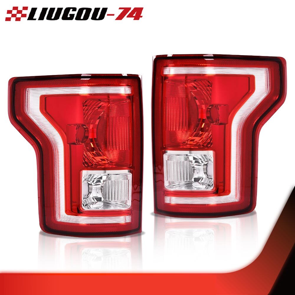 Fits 2015 2016 2017 for Halogen One Pair Tail Light Set 2 LH & RH Grip - v
