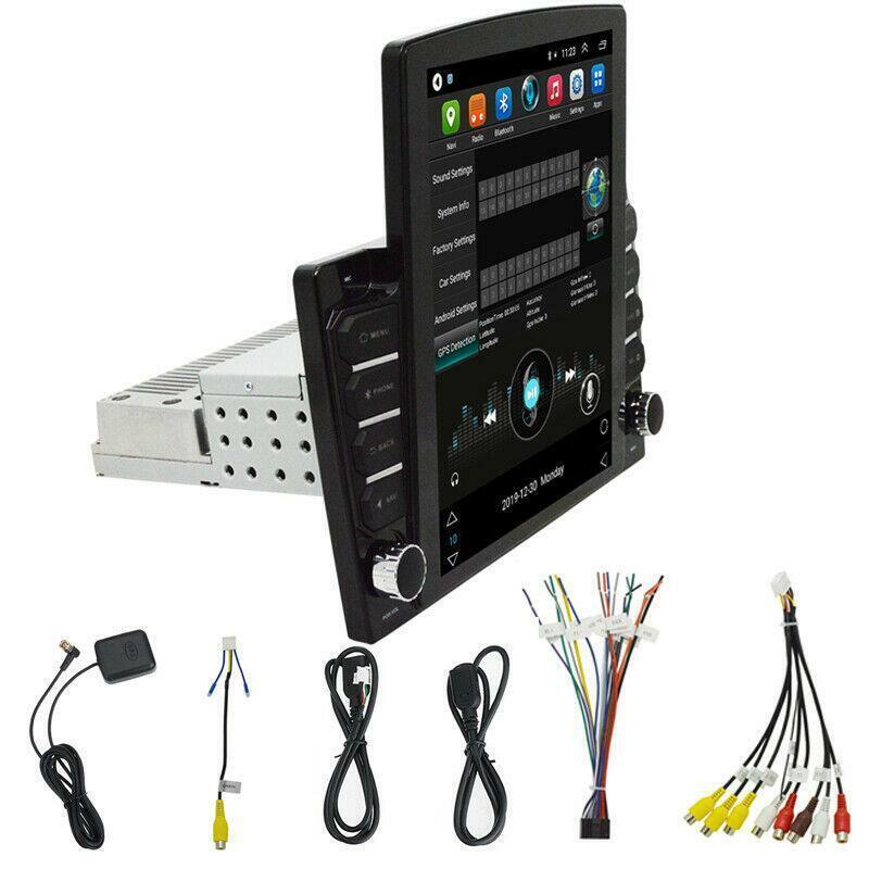 1DIN Vertical 1GB+16GB 9.7 Android 9.1 Car Stereo Radio GPS Navigation WIFI FM