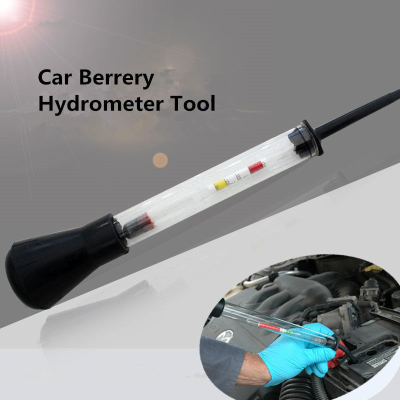 1Pc Car Battery Hydrometer Tester Electrolyte Level Density Lead Glass Acid Tool